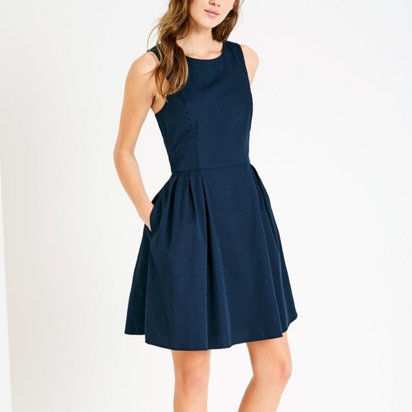 The Limited Dresses & Skirts - The Limited Navy Blue Fit and Flare Dress